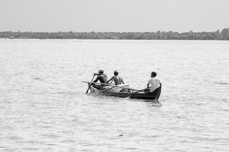 Vembanad Lake - an important lifeline for the inhabitants of Kuttanad wetlands in Alappuzha district, Kerala